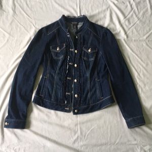 White House Black Market Denim Jacket